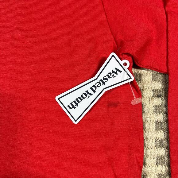 NWT COMPLEXCON X WASTED YOUTH Red Don't Bother Me Anymore Tee Size S New - Picture 5 of 7